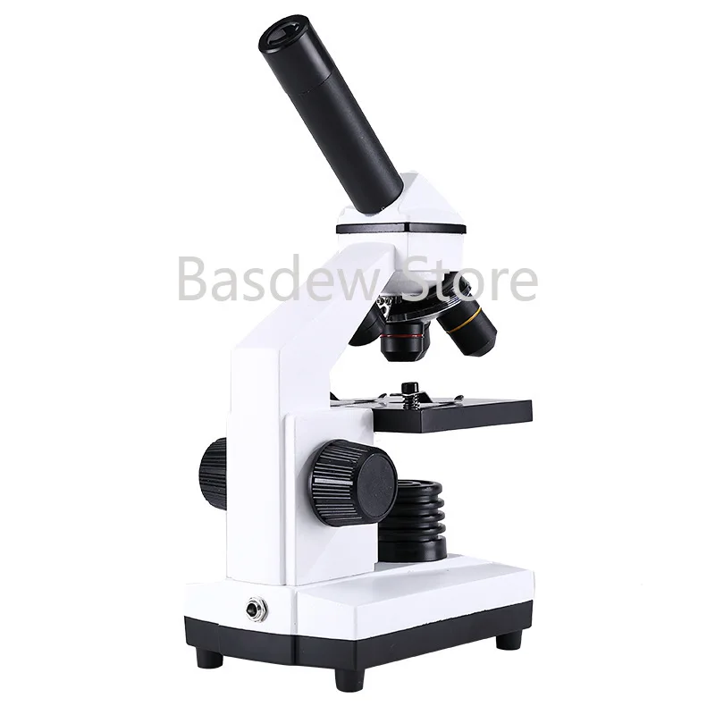 

Cross-Border Microscope 2000X Monocular Straight with Object Plate Optical Microscope Science Toys Biology Class