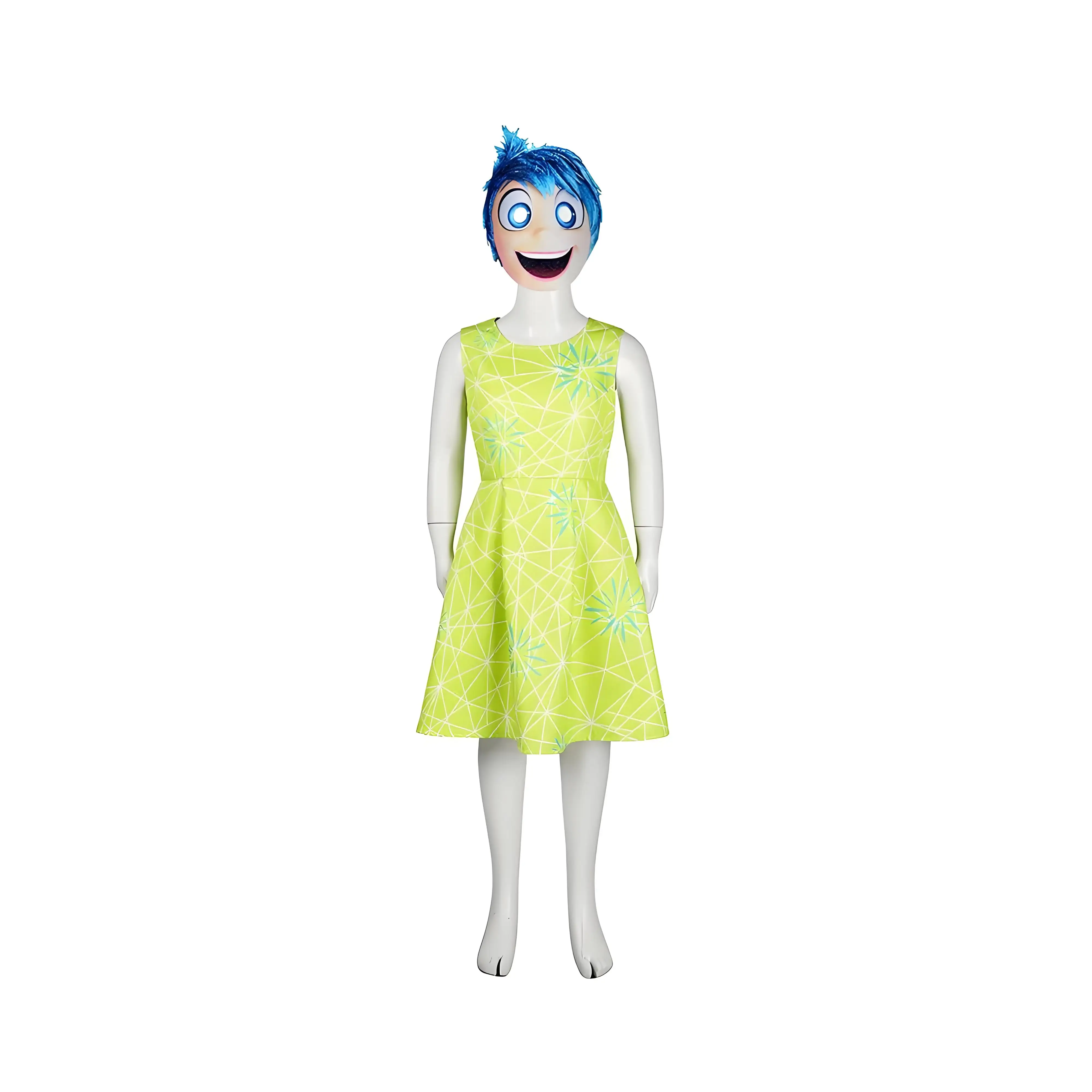 Inside Out 2 Joy Dress & Mask Cosplay Set – Adults & Kids Performance Costume