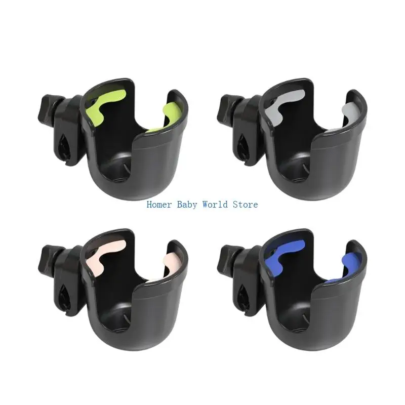 

B2QD Easy Installation Lightweight Cup Organiser for Strollers Handlebars Compatibility with Most Beverage Containers