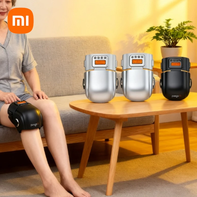 Xiaomi Pangao Интеллектуальный массажер для колена Массаж давления воздуха Инфракрасный нагрев Вибрационный физиотерапевтический инструмент Боль в коленном суставе