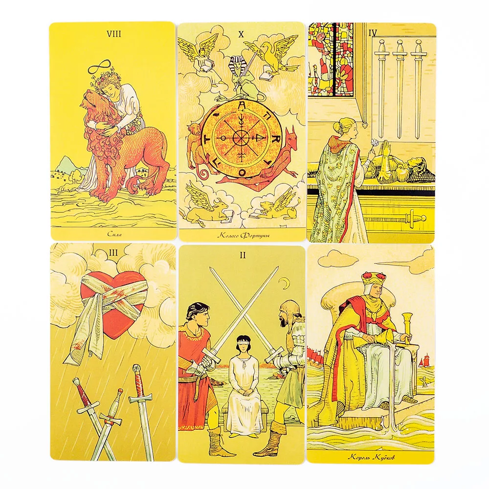 Russische Visioenen soi Tarot Kaarten 78 Stuks Fate Waarzeggerij Tarot Kaarten Waarzeggerij Kaartspellen Party Bordspel