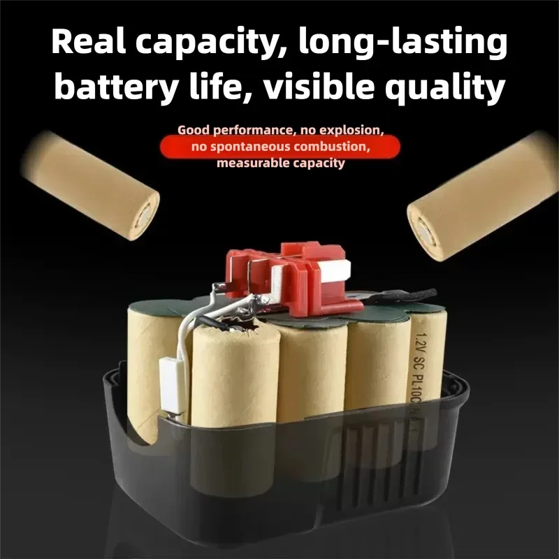 

High Capacity 12V 12800mAh Nickel Hydrogen Battery Replacement for Baide Electric Tools A12 A12ex Fsb12A1714 Durable Performance