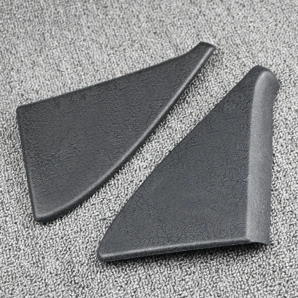 Black ABS 1 Pair Door Mirror Cover Trim Panel Mount Triangle Fit for Golf - - GLI MK2 191837993 191837994