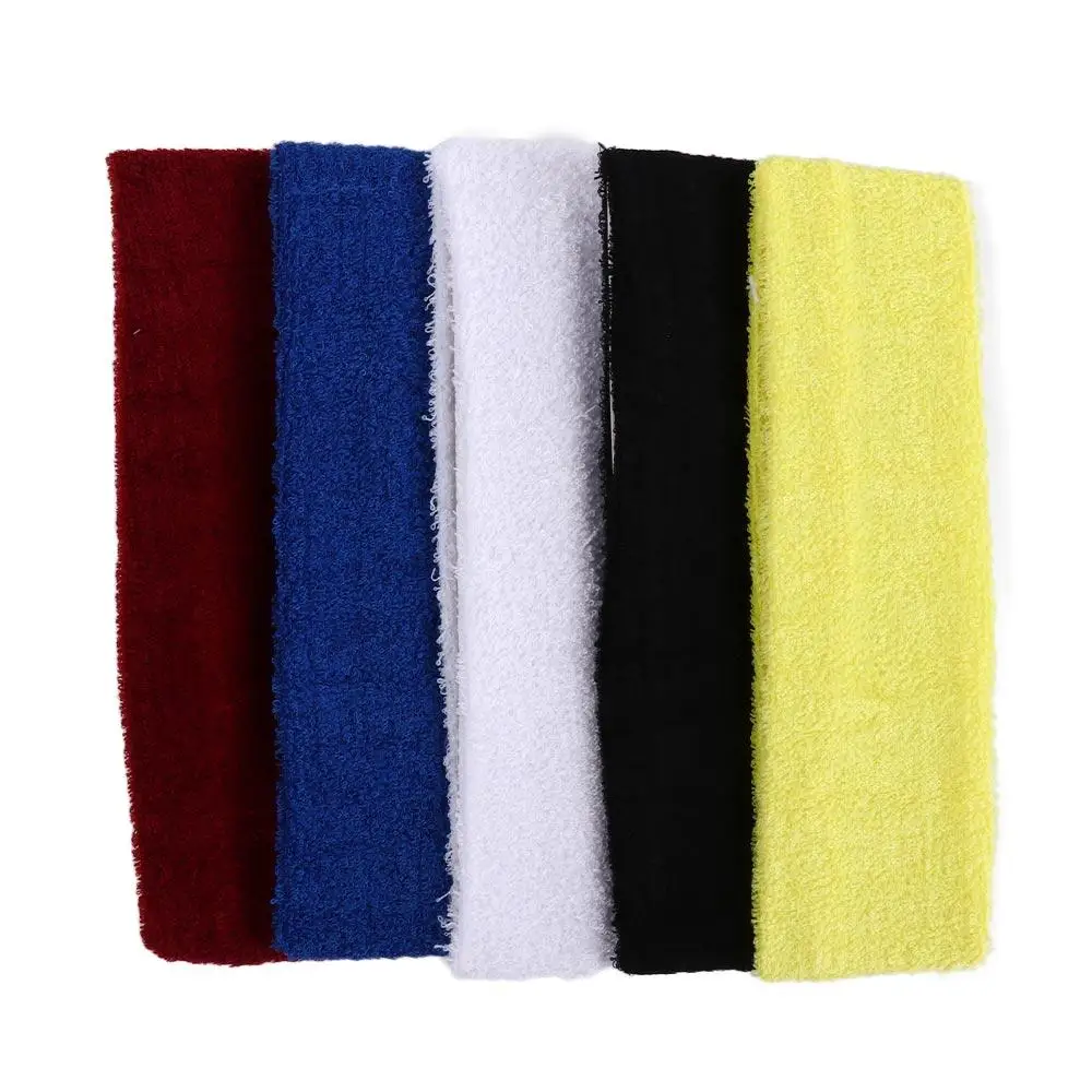 

Unisex Men Women Fitness Basketball Head Band Cotton Accessory Sport Gym Yoga Hairband Sweatband Stretch Head Bands Headband