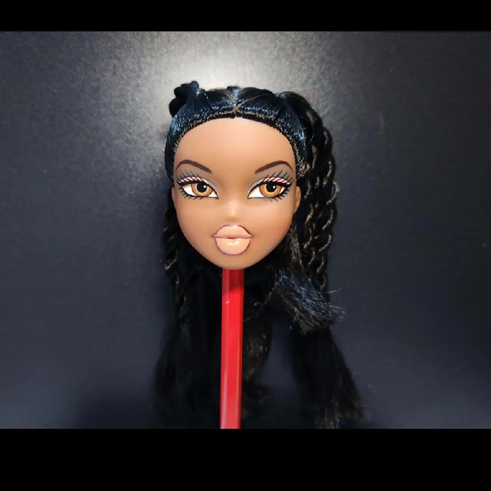 Vintage Original Brazz Doll Multi-Joints Movable Rare Face Doll Heads Shoes Martin Boots Long Boots DIY Toys Accessories