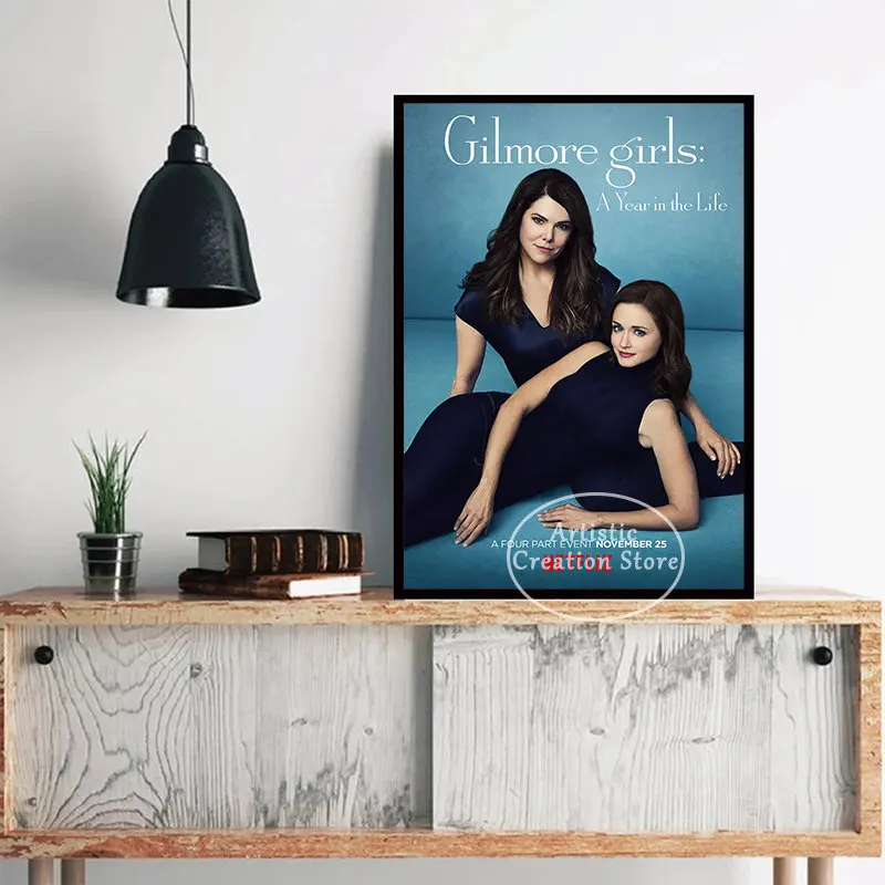 American Family Comedy Gilmore Girls Tv Play Poster Print Canvas Painting Wall Art Pictures for Living Room Club Wall Home Decor