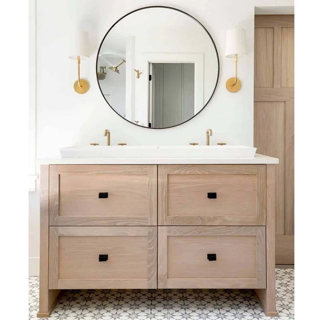 European style washroom furniture modern bathroom vanity bathroom cabinets with single sink