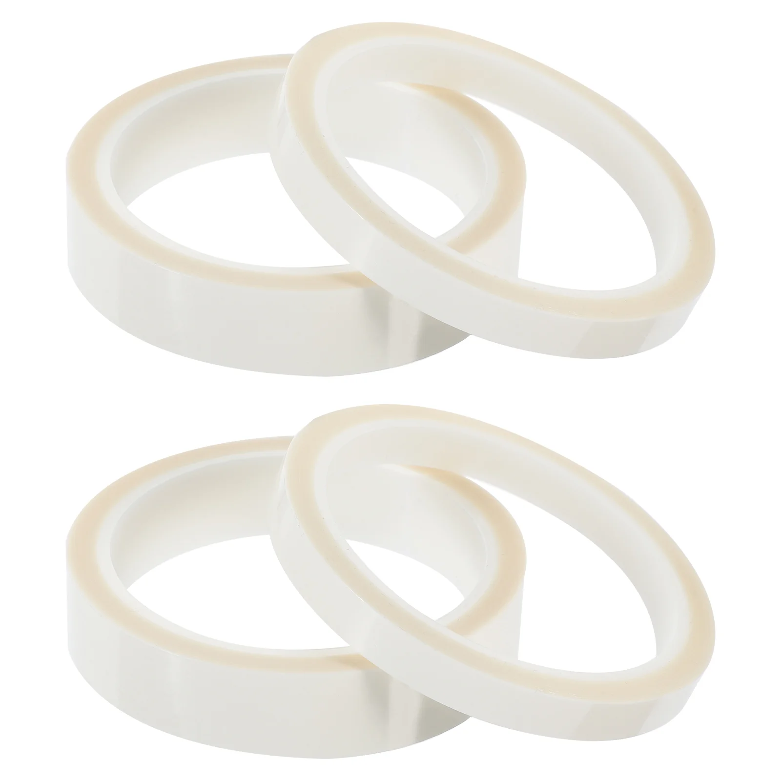 4 Pcs Adhesive Tape Heat Resistant Transfer The Pet Wear-resistant Thermal