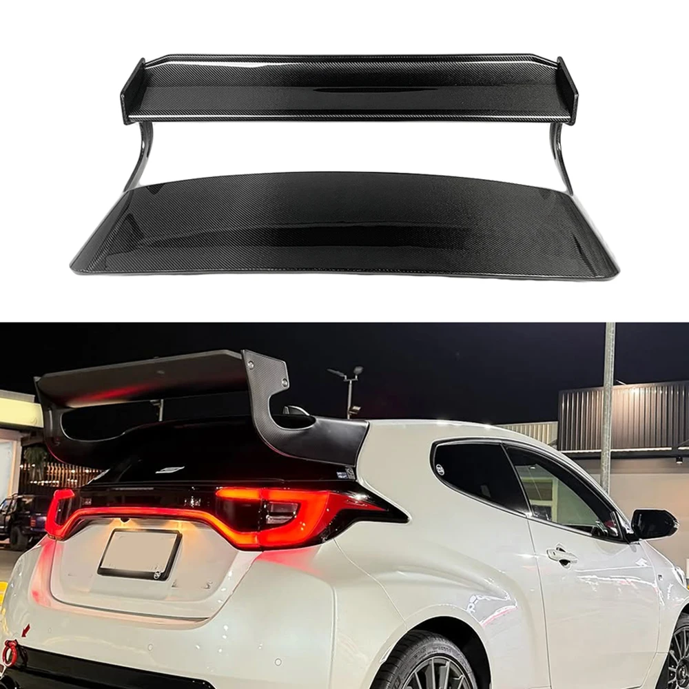 

Carbon Fiber FG Style Rear Wing for GR YARIS GXPA16 Rear Roof Spoiler Exterior Trim