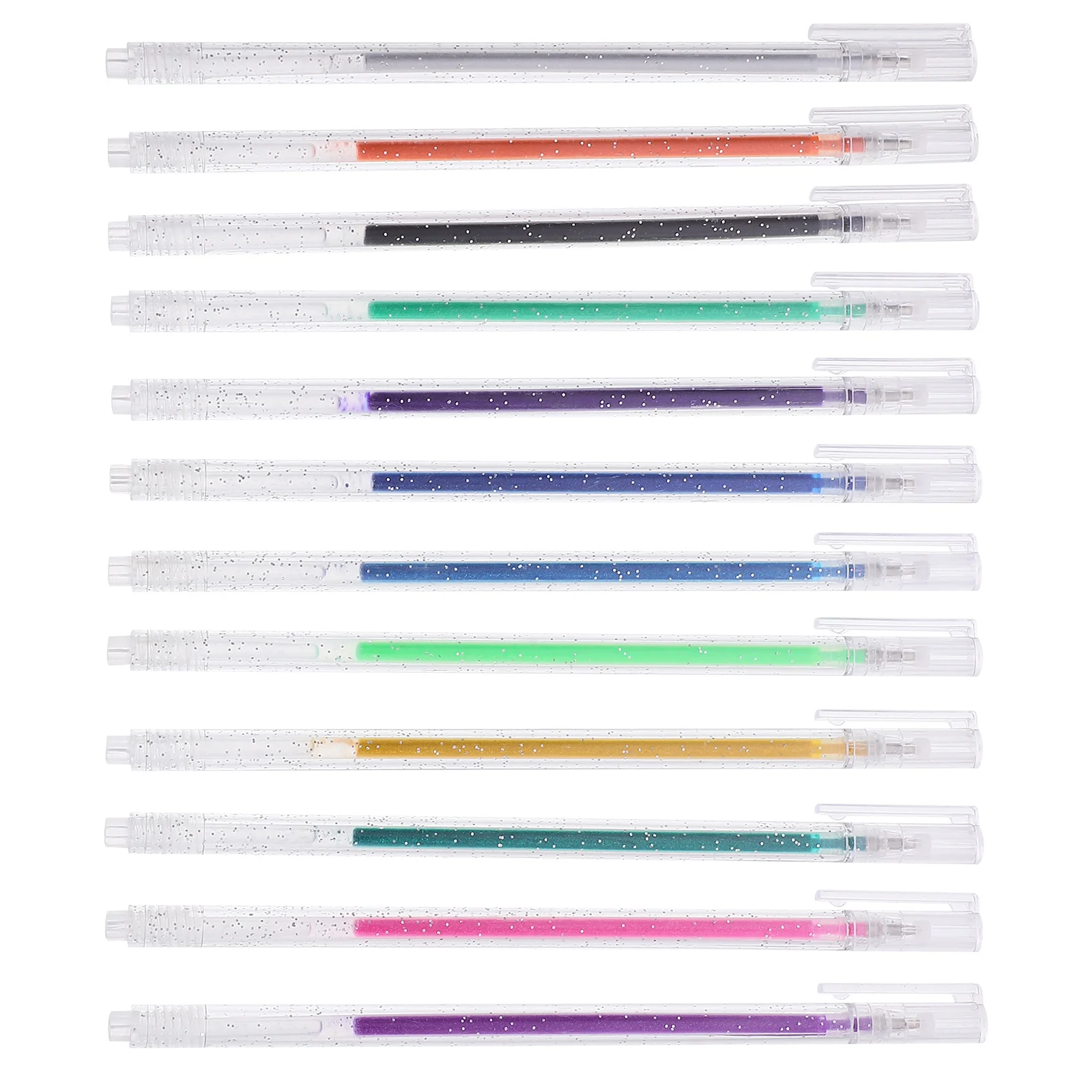 

12Pcs Glitter Paint Markers Creative Colorful Pens for Note Highlighting Drawing Writing Study Marker Set Glitter Paint Pens