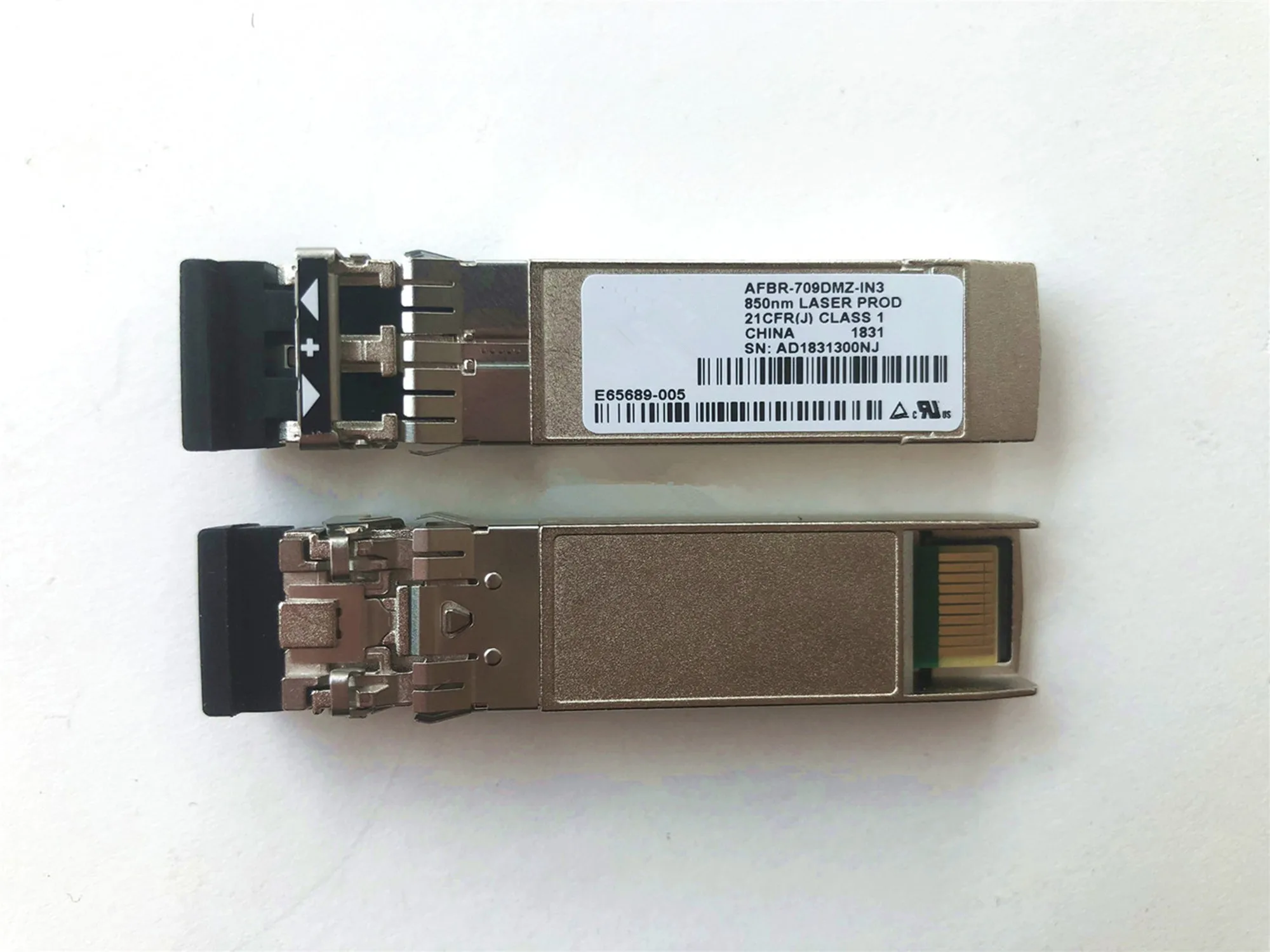 

I-ntel optical fiber sfp+ 10g AFBR-709DMZ-IN3 E65689-005 E10GSFPSR 850NM X520 X710 82599 Switch Network General Purpose Module