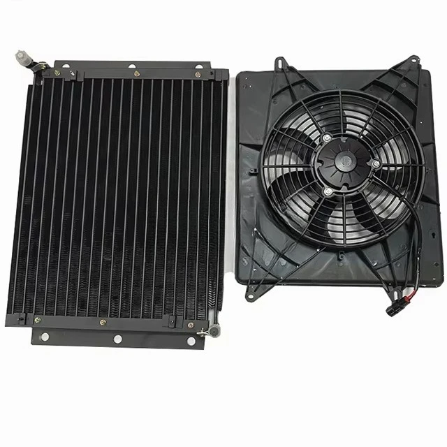 Electric Blower Motor Fan A/C Condenser Assy 2520-6004 440204-00002 for  Daewoo Exacvator Spare Part MEGA250-V MEGA300-V