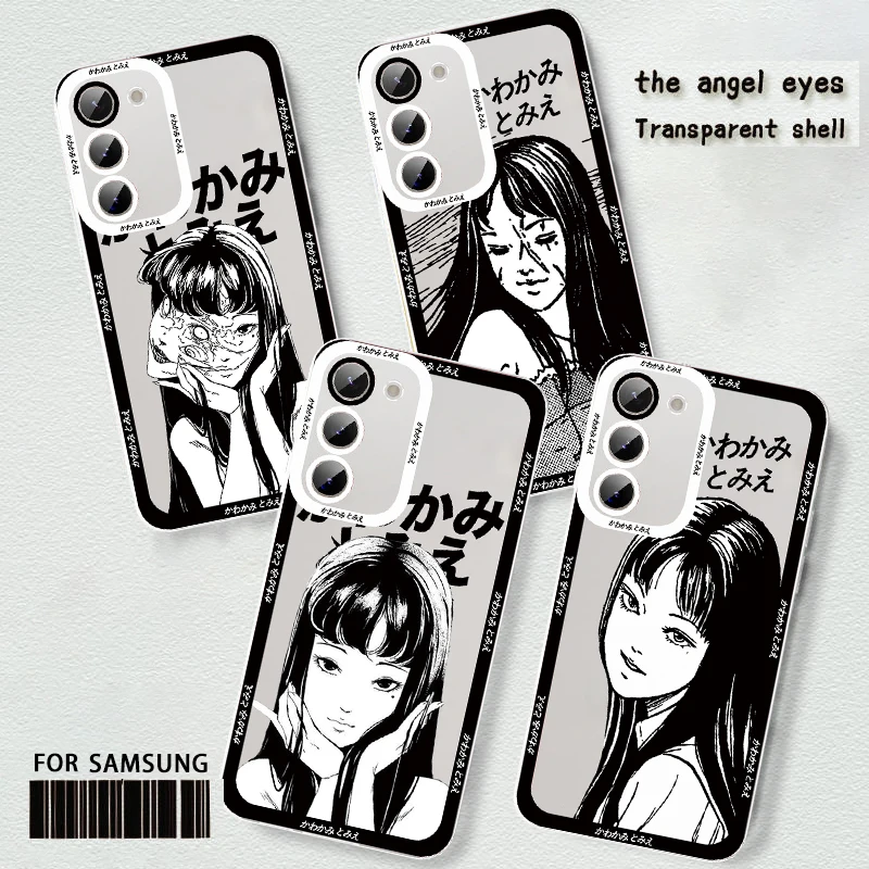 Tomie Kawakami Anime Angel Eye Phone Case For Samsung A02 A03 A04 A05 A10 A11 A12 A13 A14 A15 A20 A21 A22 A23 S Translucent Soft