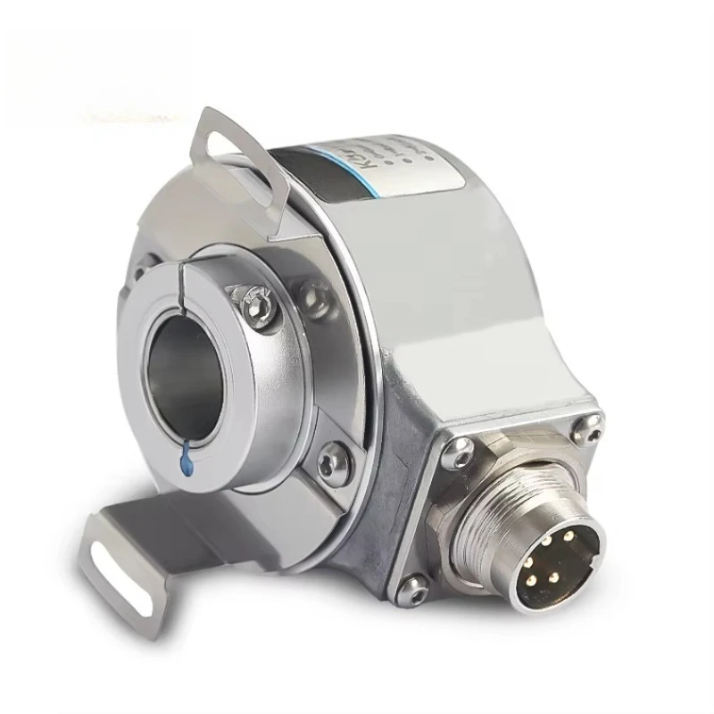 KJ50 External Speed Sensor Absolute Encoder 51mm External Diameter with Hollow Shaft 8-15mm IP65 DC5V-30V Position Sensor