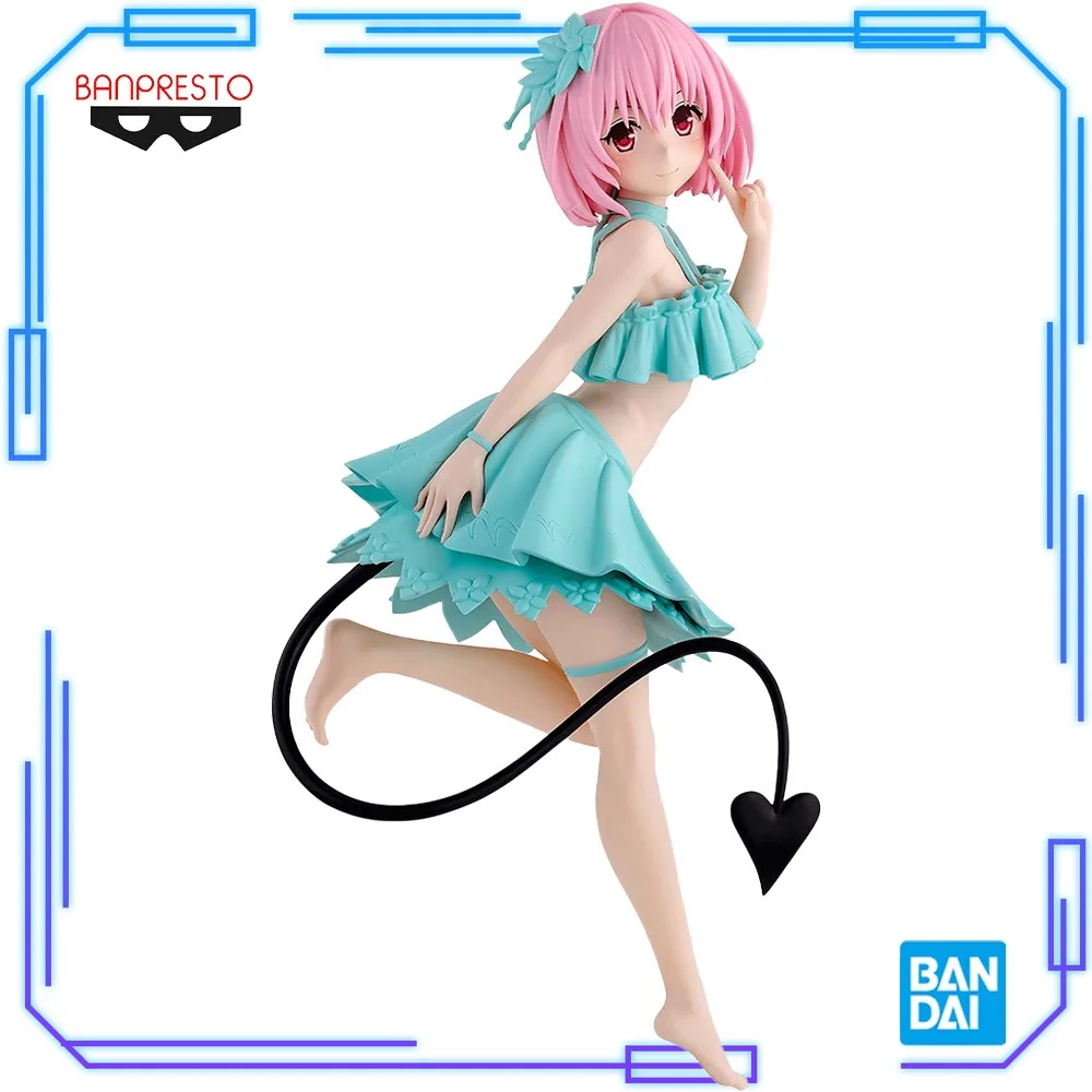 В наличии Bandai, оригинальная аниме Banpresto To Love-Ru Darkness Glitter & Glamours Momo Belia Deviluke, 22 см, модель игрушечных фигурок