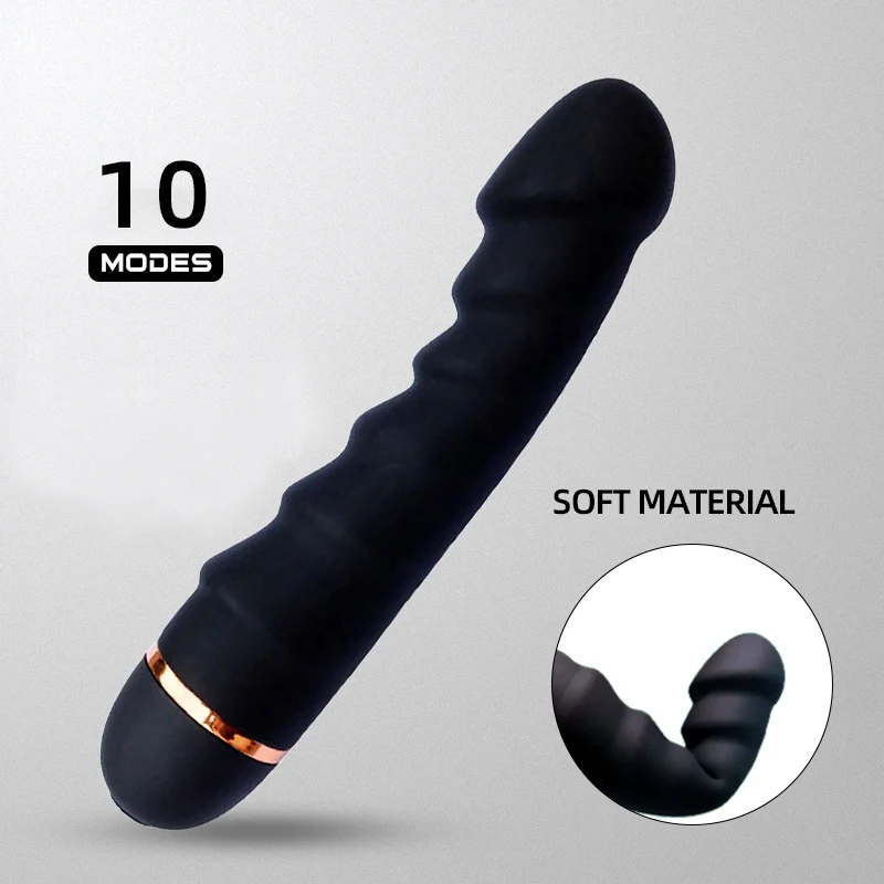 10 Modes Vibrator Soft Silicone dildo for women orgasm couples plug long G-spot Female Masturbator Clit Pussy Adult Sex Toys