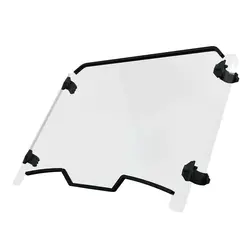 Parabrisas completo transparente para Polaris RZR XP 1000 / XP 4 1000 2019-2021, con cuatro abrazaderas, resistente a los arañazos