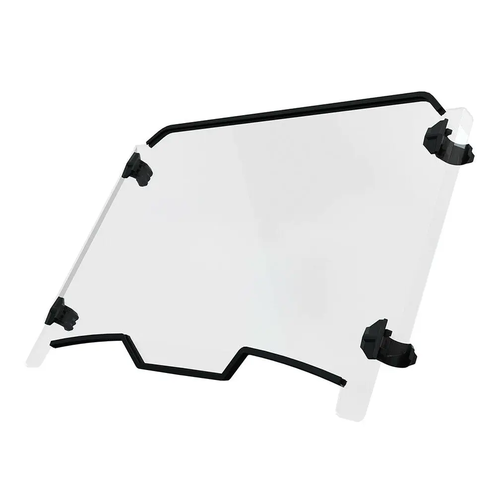 Clear Full Windshield for Polaris RZR XP 1000 / XP 4 1000 2019-2021 with Four Clamps Scratch Resistant Windscreen