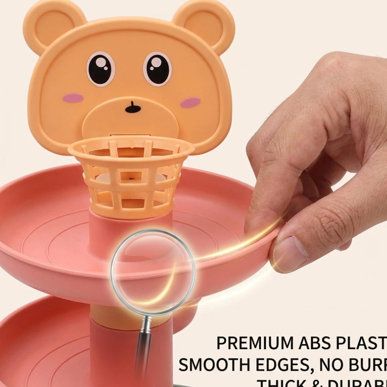 Baby Puzzle Fun Track Sliding Ball Baby Rolling Ball Early Education Stacking and Rotating Fun Toy Tower