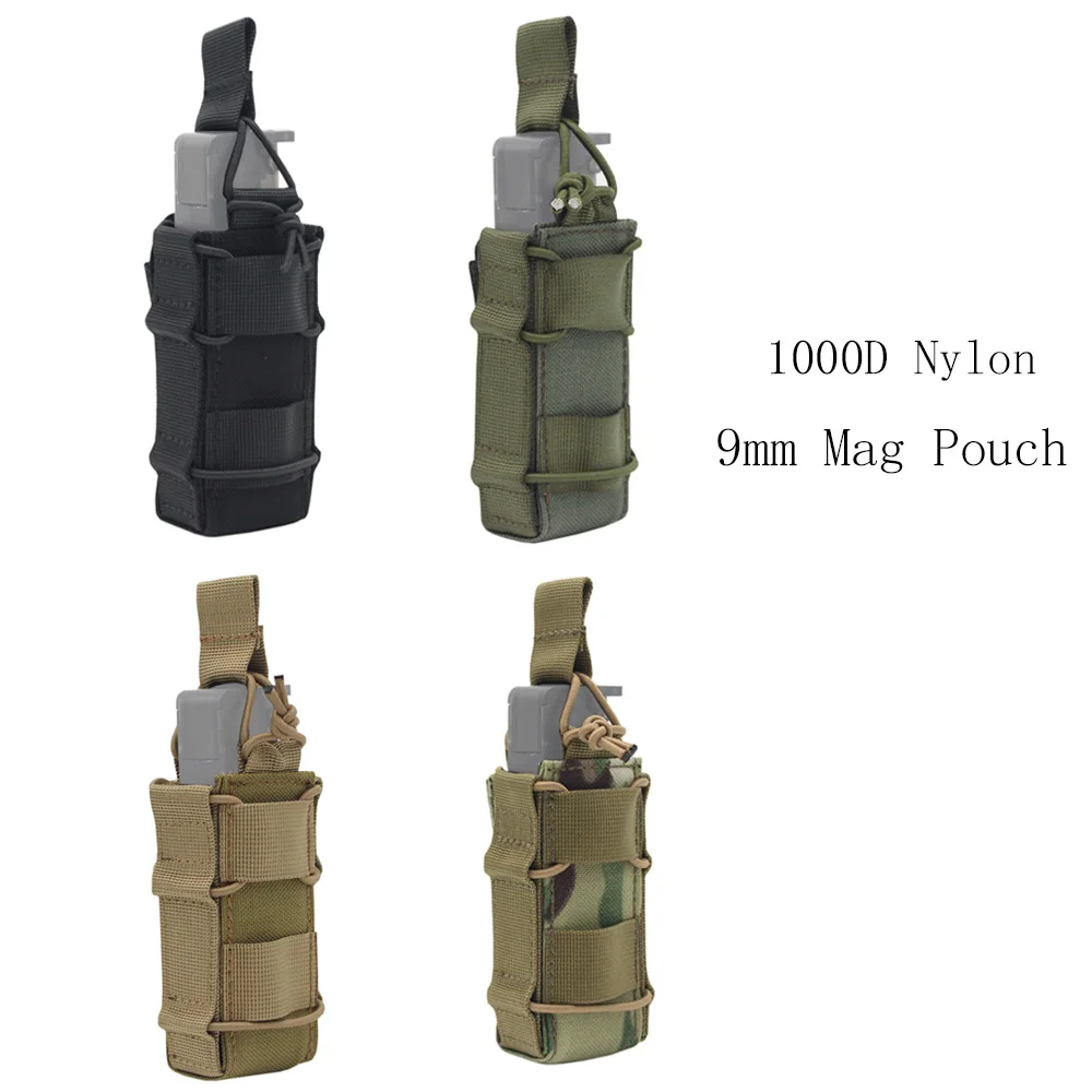 VULPO Tactical Gun Holster Molle Modular Belt Pistol Holster and 9mm Magazine Pouch For M9 1911 Glock CZ SIG P220 Hi-Capa Etc