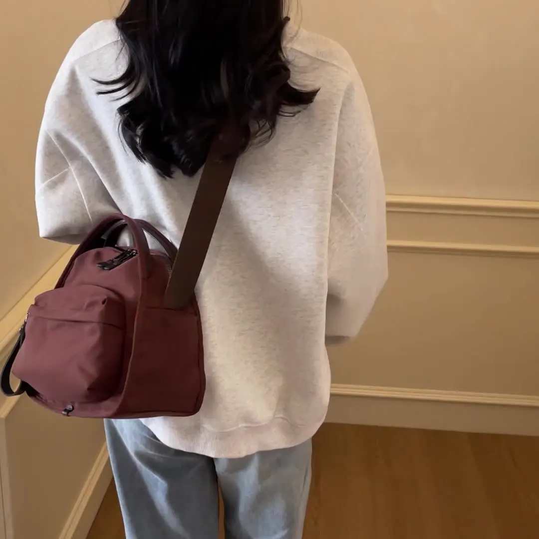 New Women's Lightweight Casual Bag Fashionable and Versatile Nylon Cloth Women's Crossbody Single Shoulder Handbag