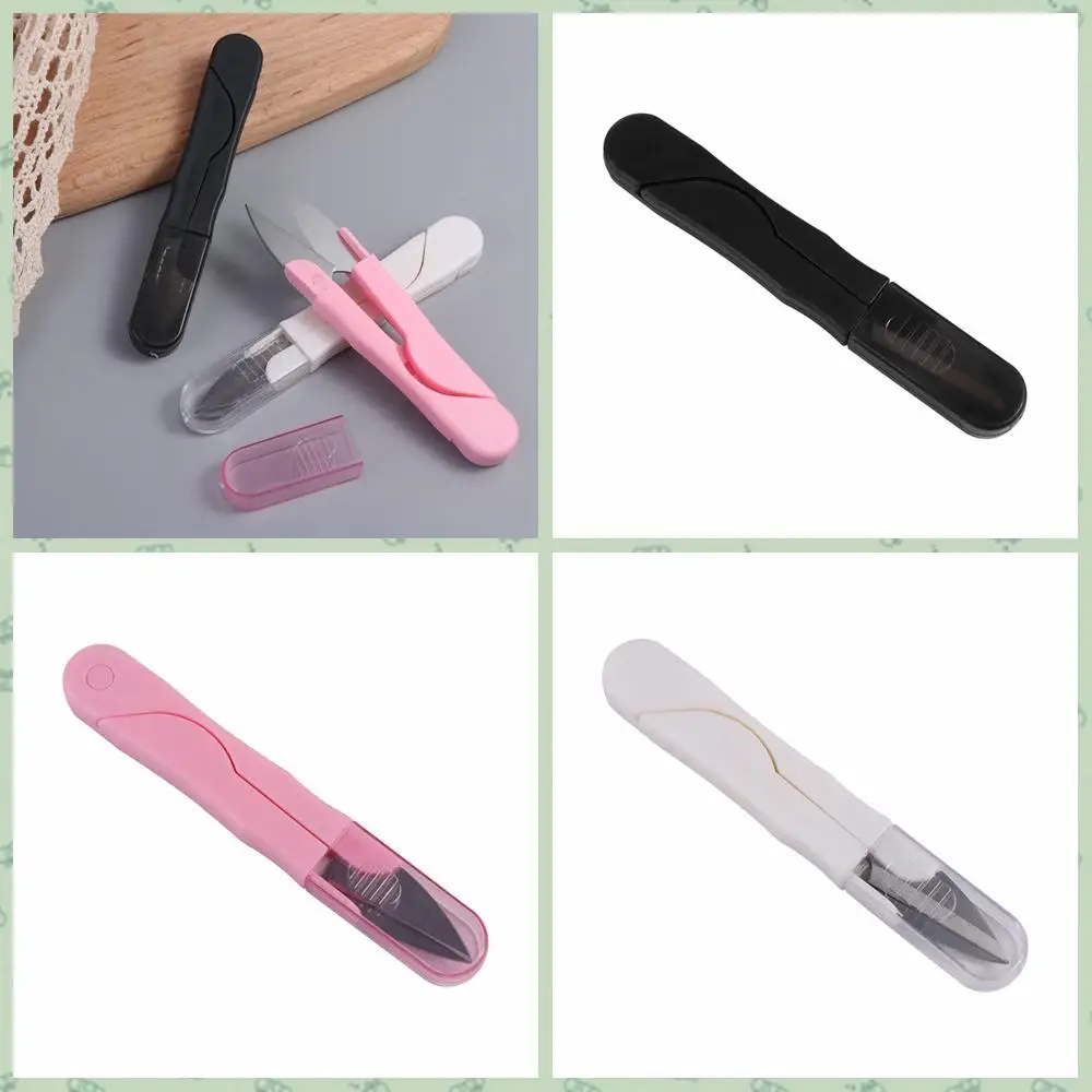 Thread Cutter Scissors Thread Clippers U Shape Sharp Yarn Shears Mini Metal Tailor