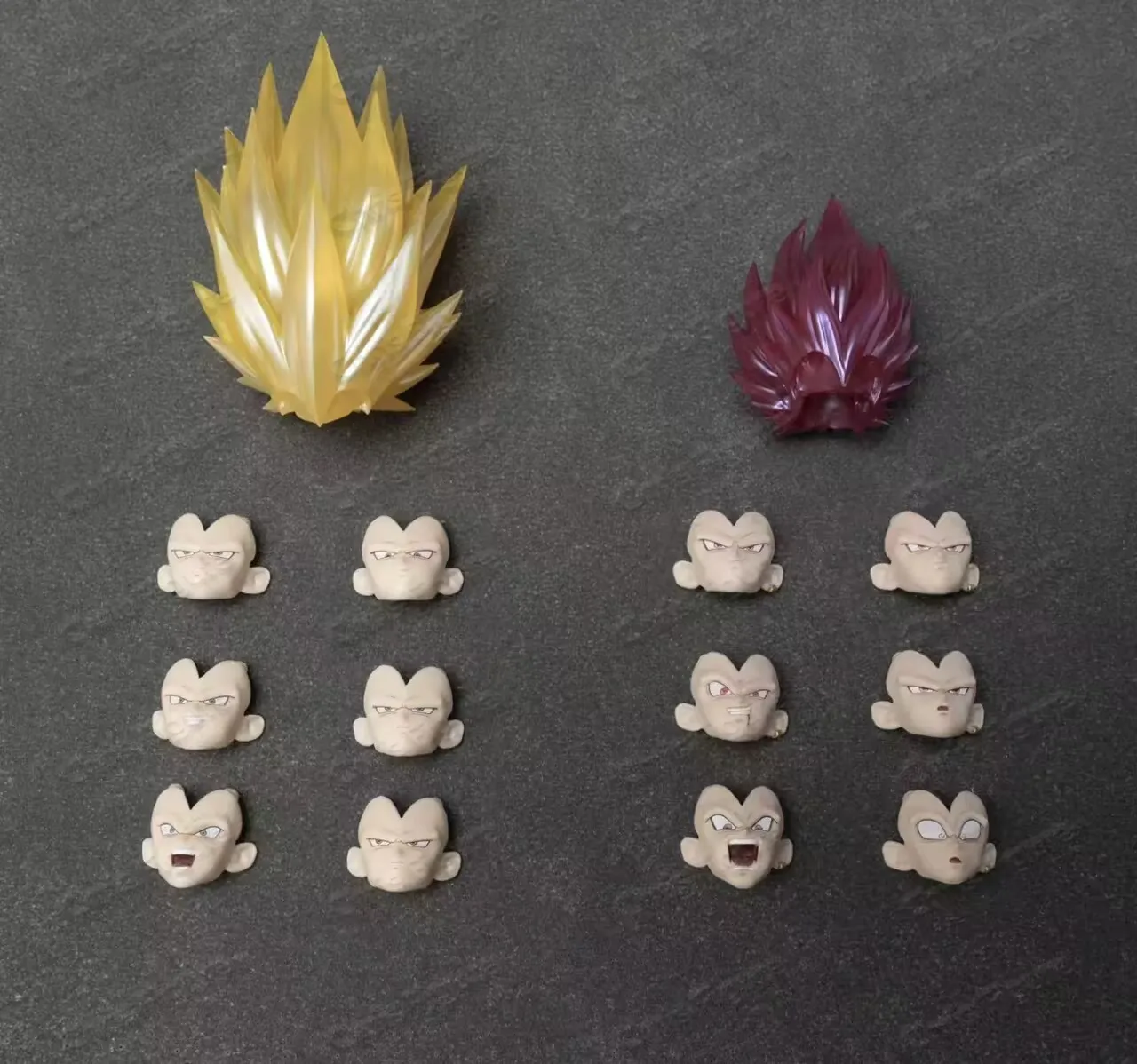 IN STOCK NOW RE CUSTOM Dragon Ball Super Sanya 3 Vegeta Super Ego DKO Vegeta Head Accessories Anime Action Figure Model view 6