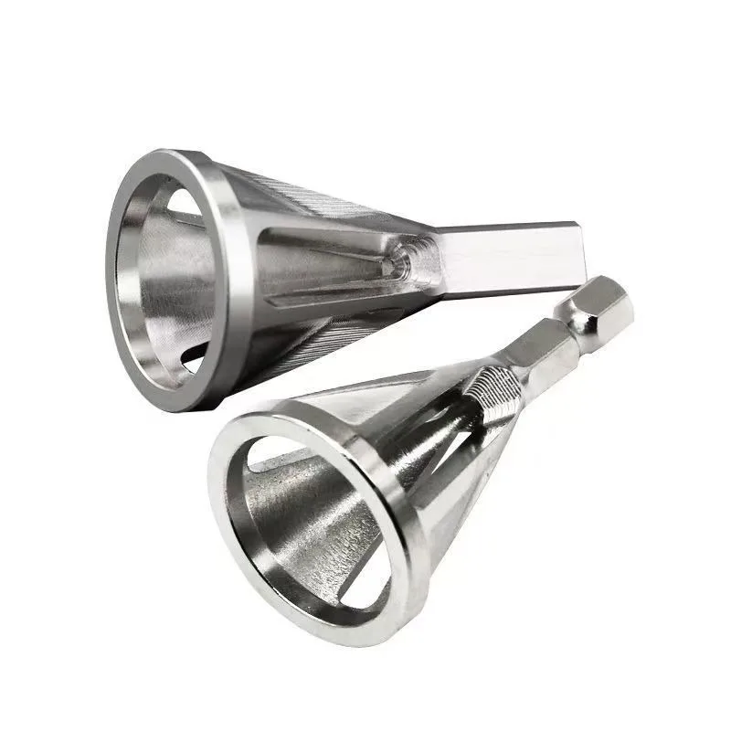 Hex Shank Deburring Scraper External Triangle Chamfering Tool for Electric Drill