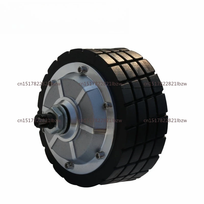 4.5 inch robot wheel hub servo motor DC 24v driver agv trolley load built-in encoder