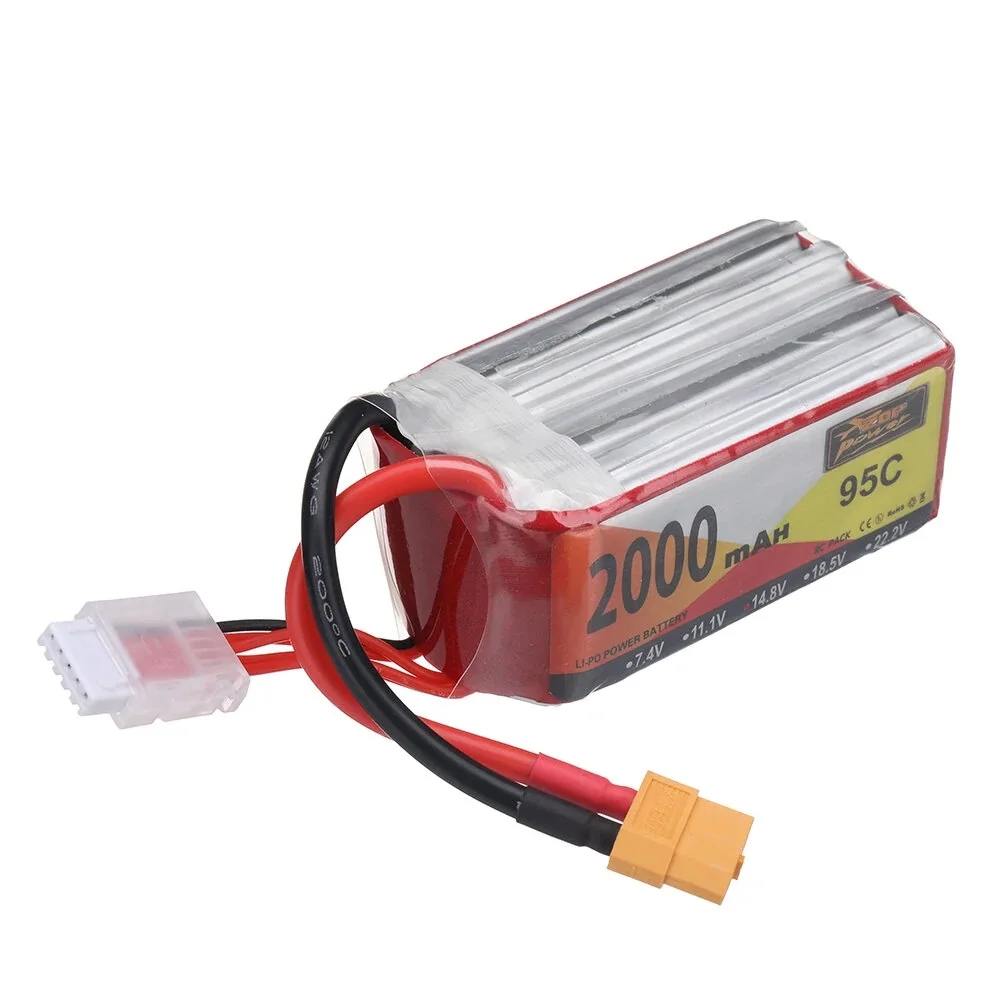 ZOP POWER 14,8 V 2000mAh 95C 4S LiPo Battery XT60 Plug для радиоуправляемого дрона