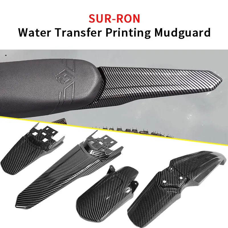 Second-Generation Longer Rear Fender Fit to Sur Ron Light Bee X and S. Streamlined Dirt Pit Mudguard Tail Guard for Surron