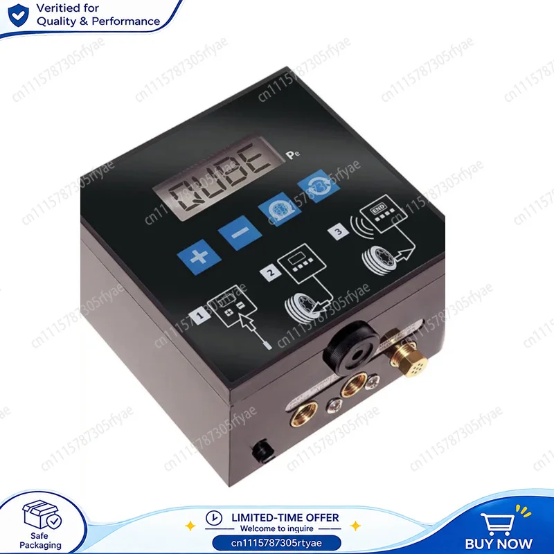 Digital Wall Mount Tire Inflator Automatic Air Pump High Precision Pressure Gauge for Car Motorcycle Bicycle Tire Inflation