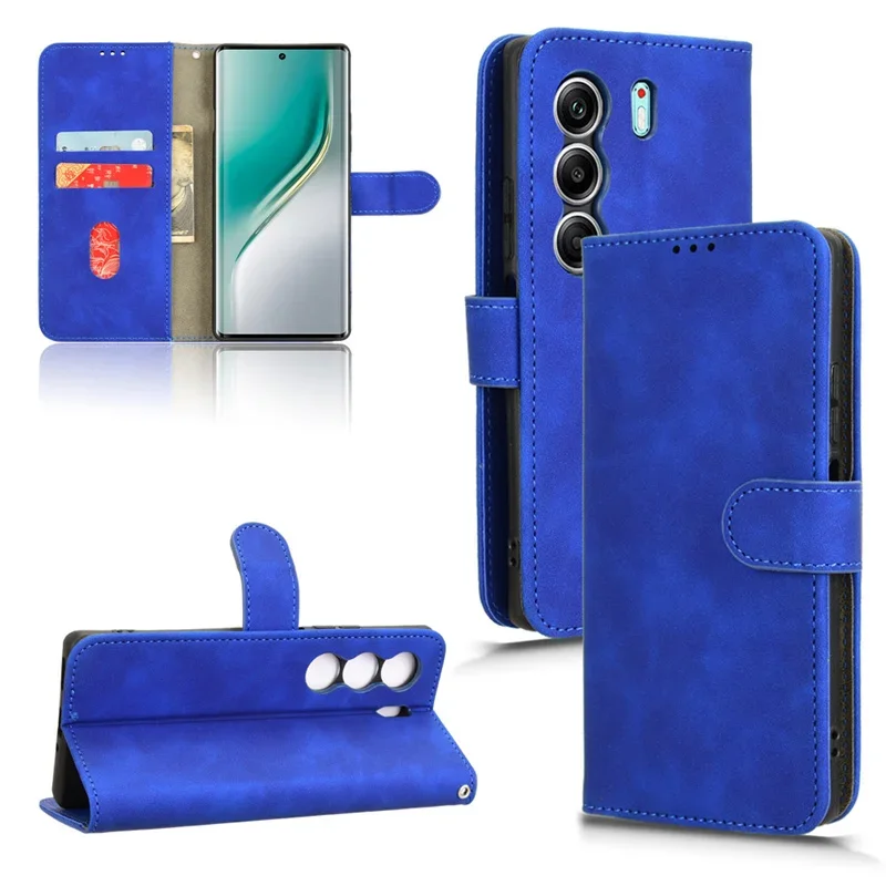 

For Tecno Camon 40 Pro 4G Cover Wallet Full Protect Phone Case For Tecno Camon 40 Pro 4G/5G Case Skin Feel Flip Leather Fundas