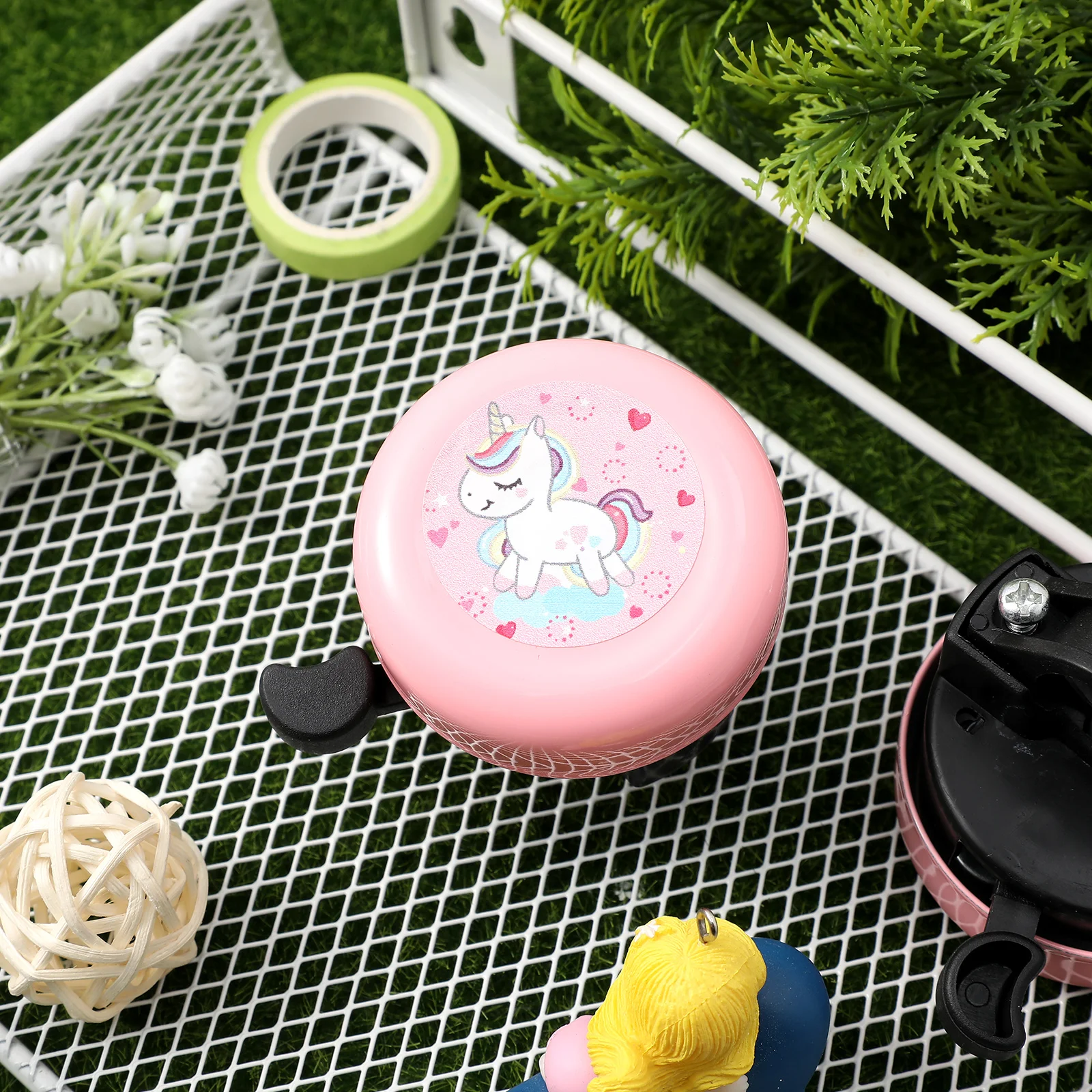 

2 Pcs Balance Car Bell Cycling Bike Cute For Kids Cartoon Children Scooter Aluminum Alloy Toddler