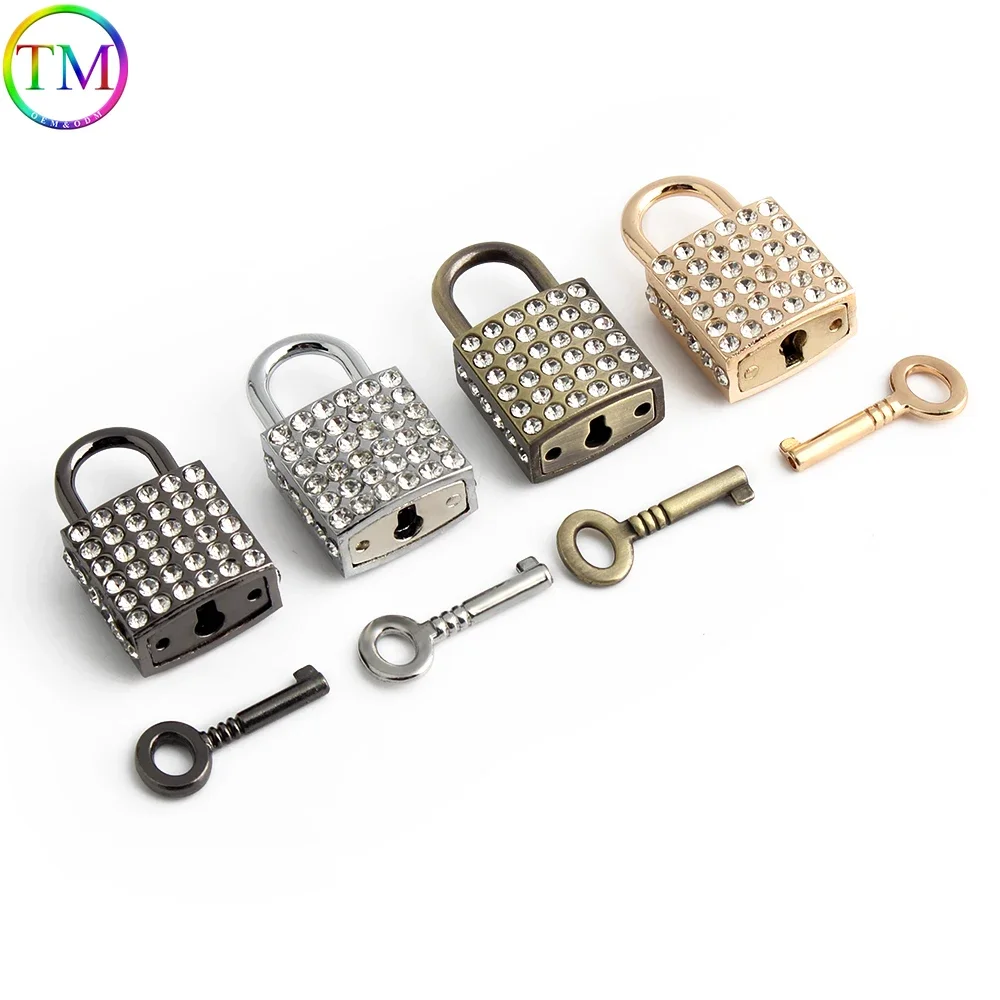 5-20 ชุด 23x37 มม.กุญแจกุญแจสําหรับกระเป๋าถือ Twist เปิด Mortise Latch Clasps เครื่องประดับล็อคโซ่จี้อุปกรณ์เสริม