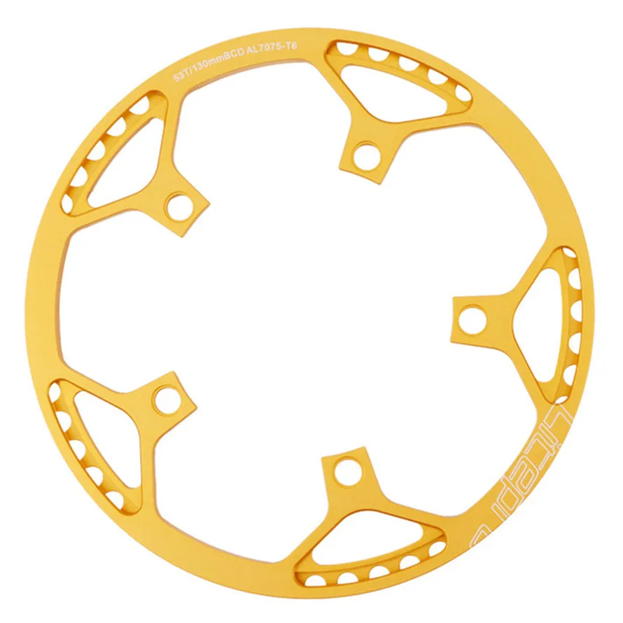 Litepro 45 47 53 56 58T po jednom chainring skládací MTB bicykl kliková BCD 130mm kolo sprocket silnice jízdní kolo slitina crankset