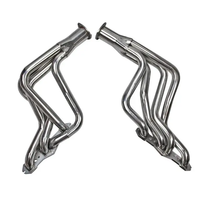 Exhaust Manifold Header for 1965-1975 Oldsmobile Cutlass Delta Vista Cruiser 350 400 455 V8 Long Tube Exhaust Header USA STOCK