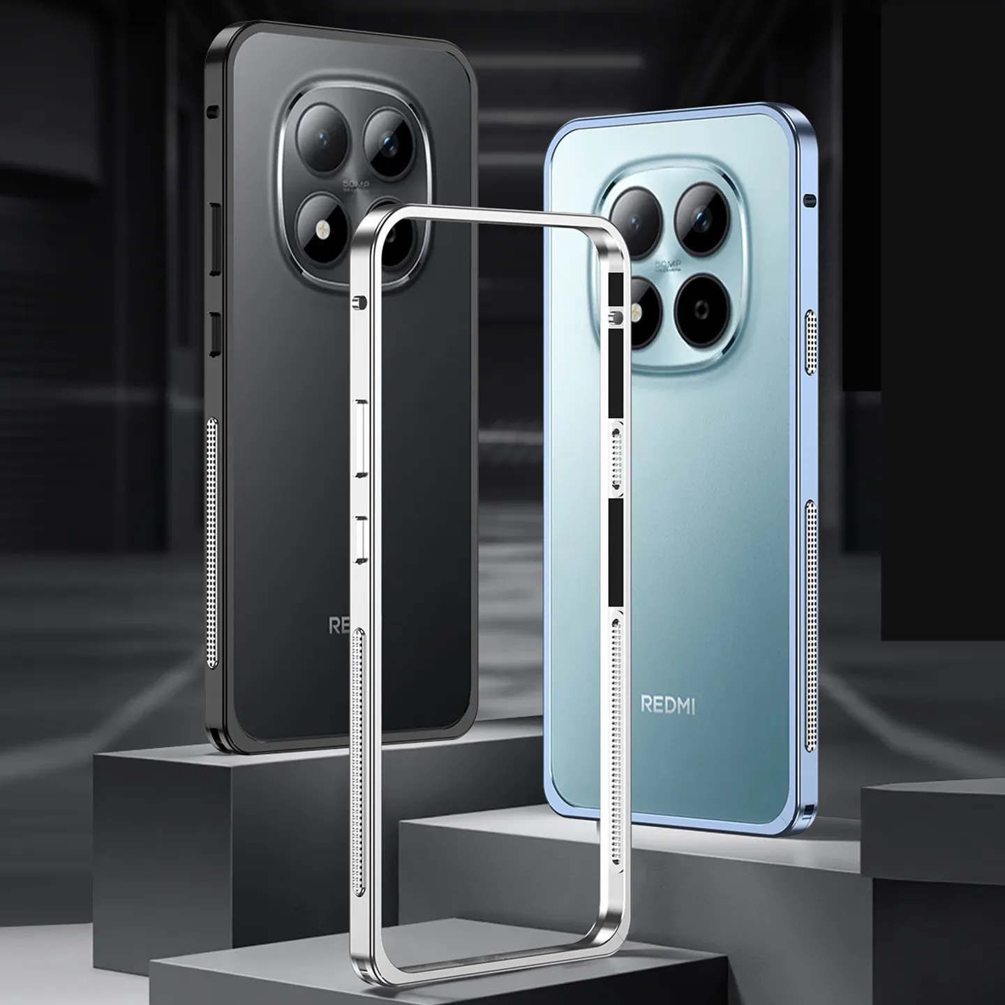 

For Xiaomi redmi note 15 Pro Case Metal Frame Ultra Slim Aluminum Bumper Protect Cover for Xiaomi redmi note 15 Pro+ Cases