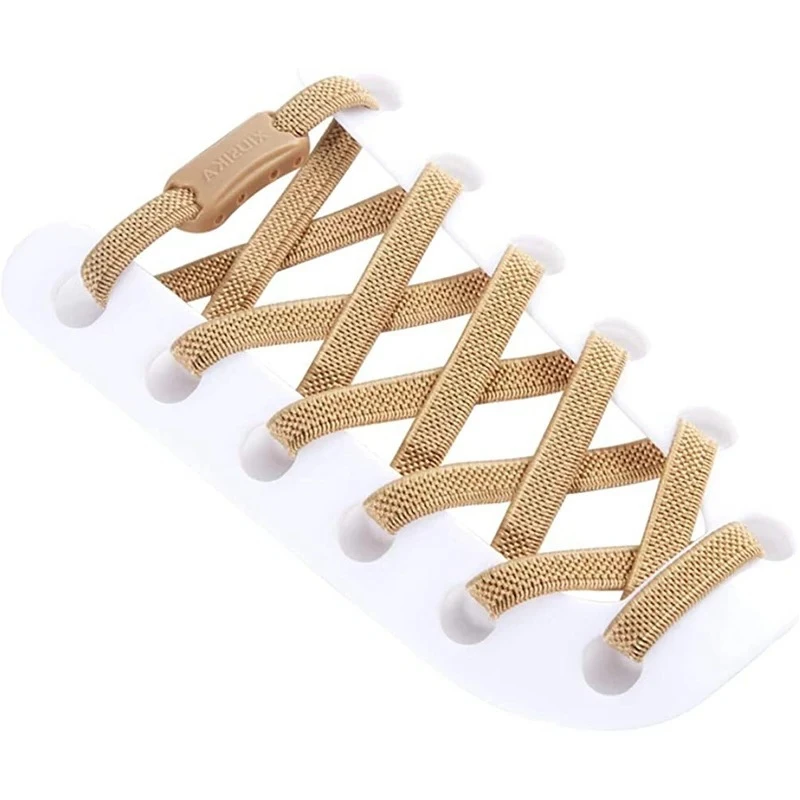 Elastische Schnürsenkel für Turnschuhe, flache Schnürsenkel ohne Schnürsenkel, 8 mm, keine Schnürsenkel für Kinder und Erwachsene, schnelle Schnürsenkel, Gummibänder für Schnürsenkel