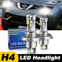 1pc/2Pcs For Nissan Juke F15 2011 2012-2013 Car Headlamp Super Bright White 12000lm H4 9003 LED Headlight Hi/Low Beam Bulbs