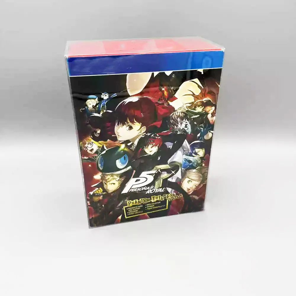 1 صندوق حامي لجهاز PS4 Persona 5 Royal P5R فقط EUR صندوق عرض شفاف