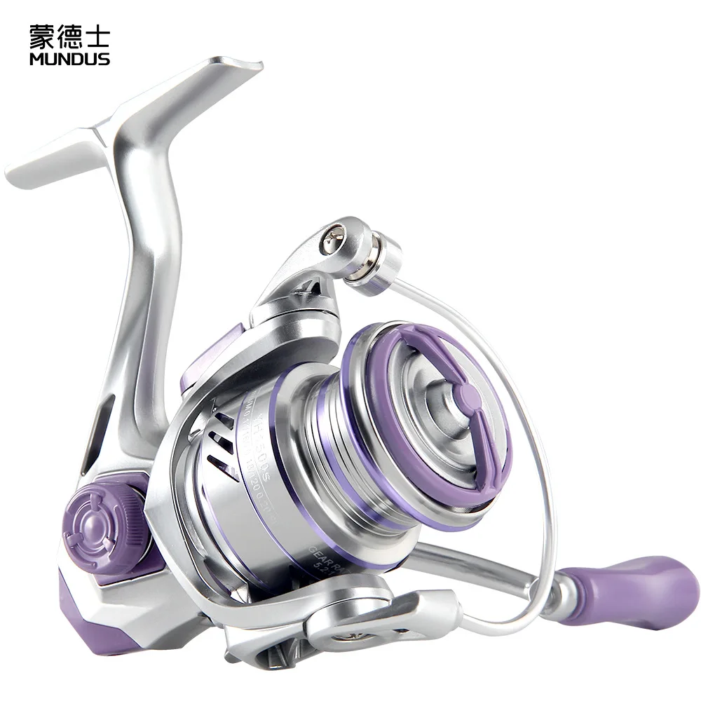 4+1bb Anti Backlash Spinning Fishing Reel Metal Spool Long Cast Ultralight Bait Finesse For Freshwater Saltwater Stream Ice Fish