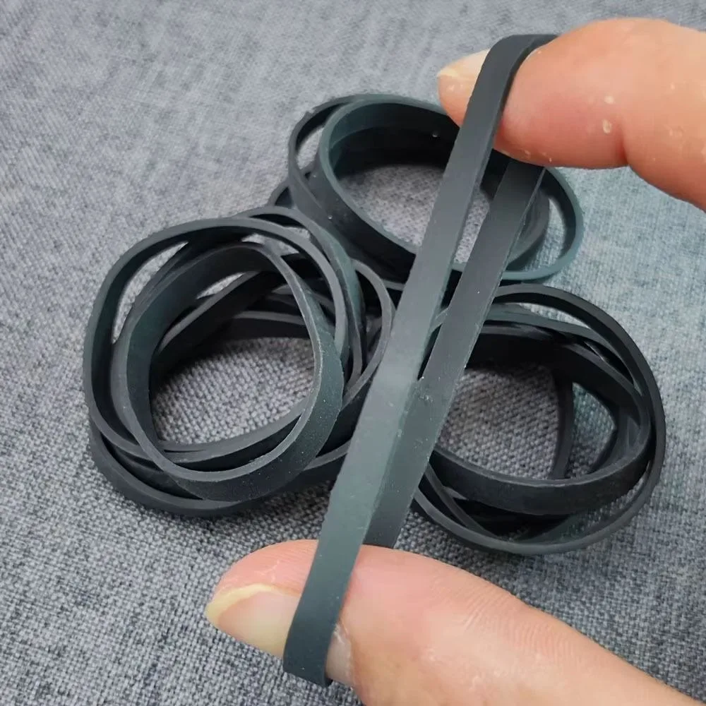 20/300 ชิ้นยางรัดอเนกประสงค์สีดำทนทานยืดแหวนยางขนาดใหญ่ขนาดใหญ่ยางหนาแถบยางยืดอุปกรณ์สำนักงาน