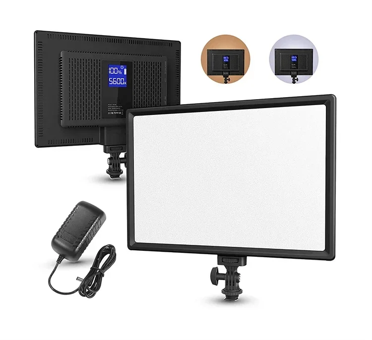 

Led Video Light Studio Professional Soft Panel Video Making Kit Studio Overhead Light Set with 2m Tripod
