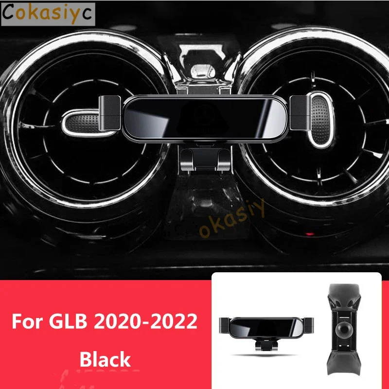 

Car Mobile Phone Holder for Mercedes Benz GLB X247 EQB 2022 - 2020 Mounts Bracket GPS Stand Rotatable Support Accessories