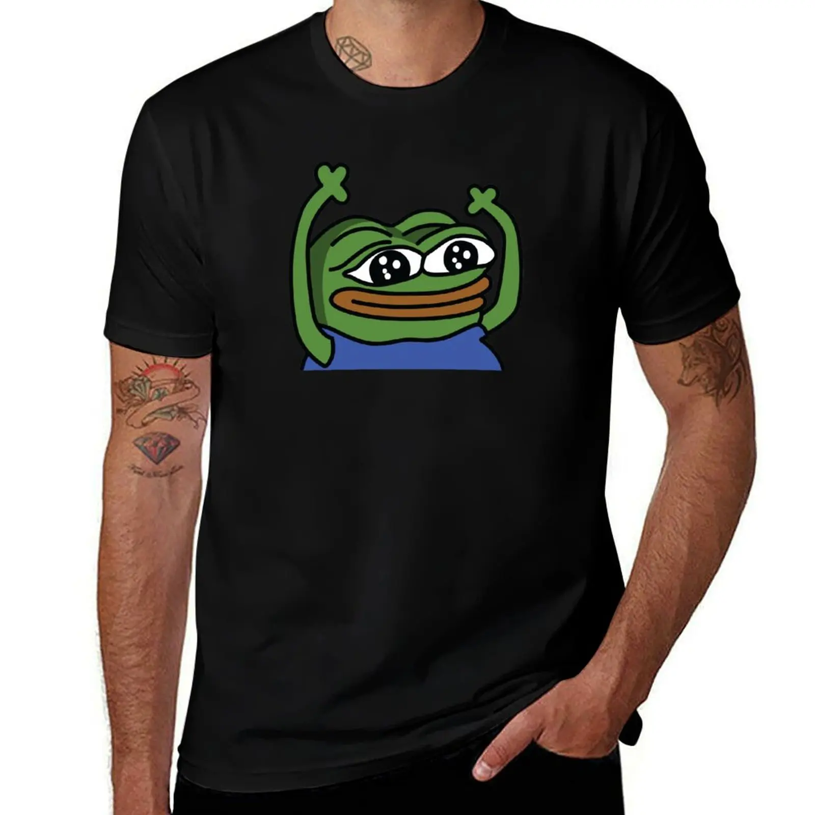 HYPERS Emote High Quality T-Shirt Holiday Party T-Shirt for Men
