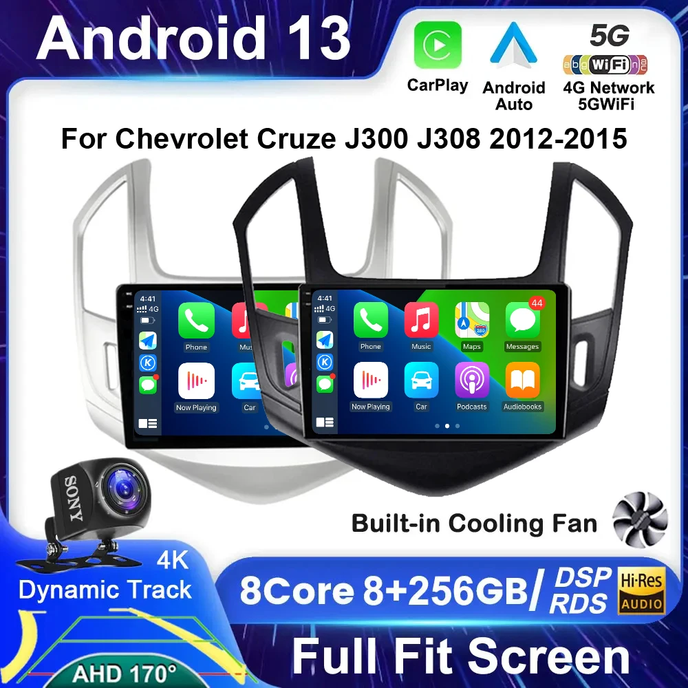 

Android 12 Car Radio For Chevrolet Cruze J300 J308 2012-2015 Multimedia Video Player GPS Navigaion Stereo Carplay Head Unit 2din