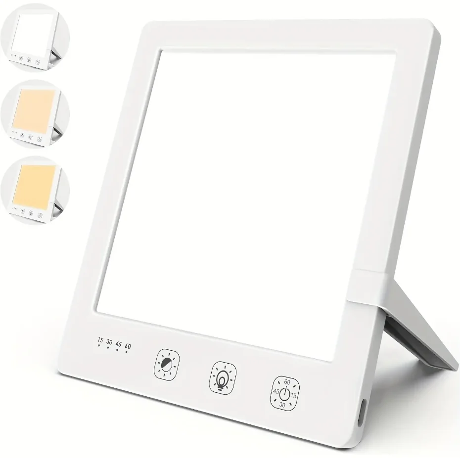 Daylight Lamp With Timer Function,UV-Free 10000lux Ultra Bright Sun light Lamp,Touch Adjustable Color Temperature and Brightness