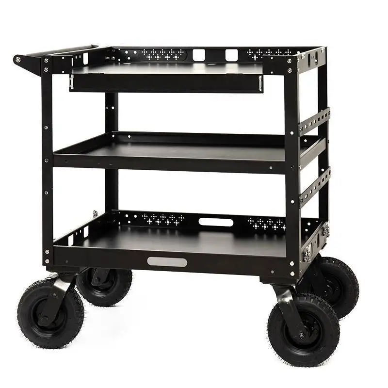 Director Cart Photography Studio Hand Trolley Film Storage Shelf for Monitor Shooting Gear