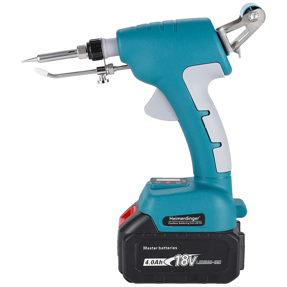 18V Lithium Battery Powered Handheld Cordless Electric Hot Glue Gun for Arts & Crafts & DIY,with 5 11mm Sticks